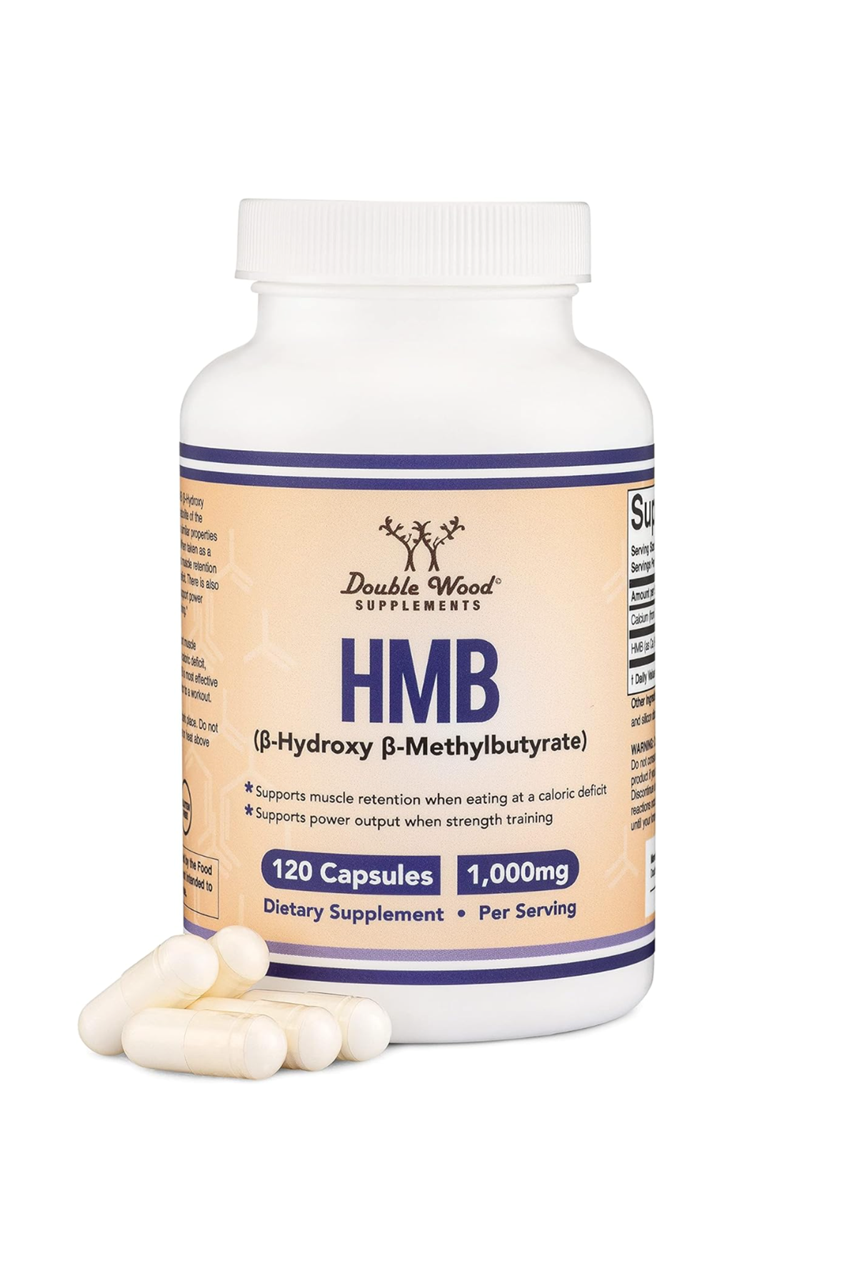 Double Wood HMB 1000mg 120 Capsul.39.