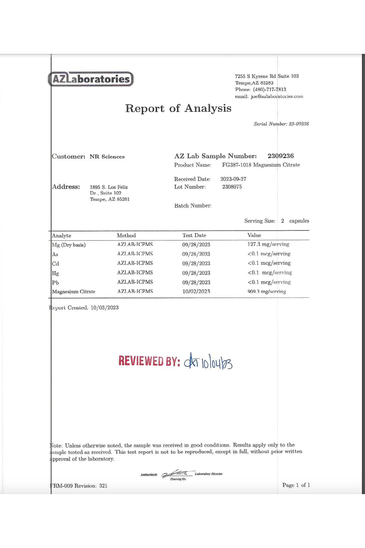 Double Wood Magnesium Citrate Capsules 800mg 180 Capsules (Citrato de Magnesio) Vegan Safe. USA 39.