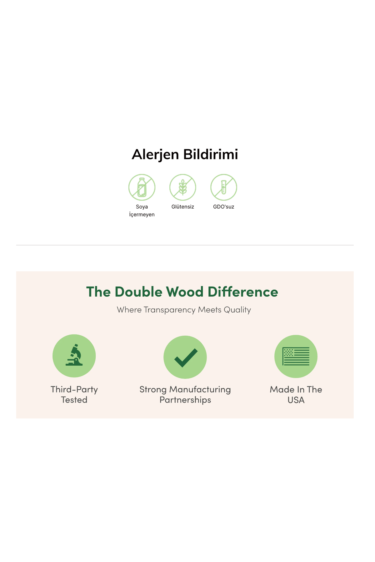 Double Wood  ALPHA GPC  300 mg 60 Kapsul.Abd Menşei 34.