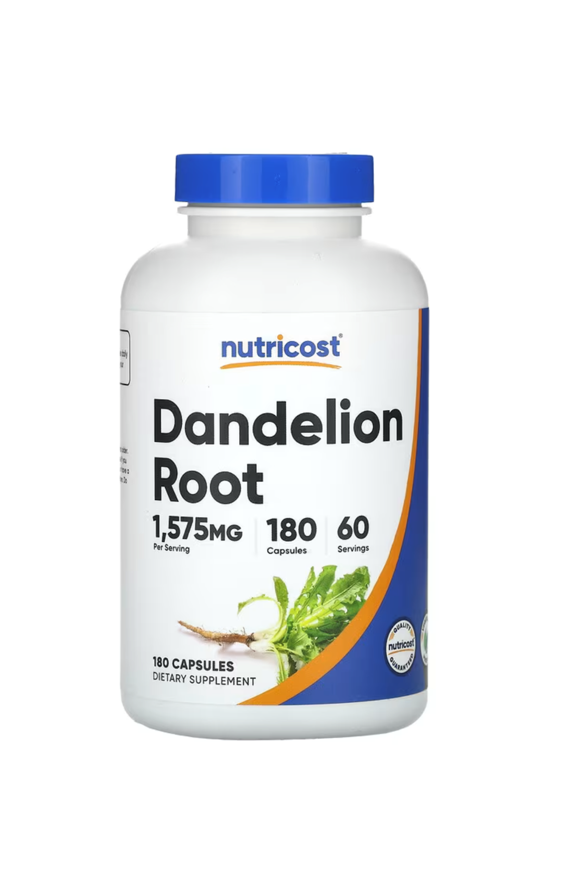 Nutricost  Dandelion Root/Extract 1575mg  180 Capsul.Usa Menşei.36.