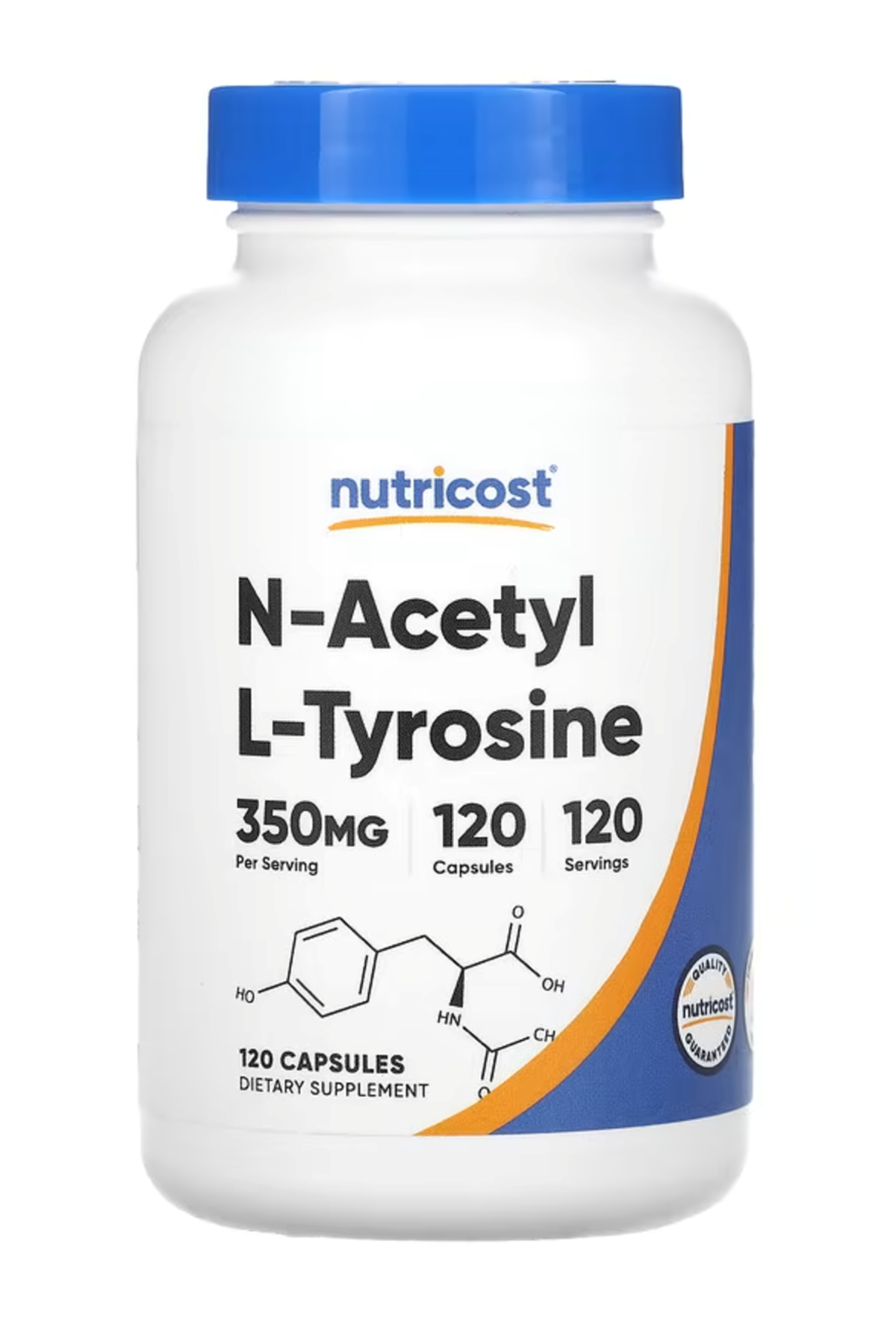 Nutricost N-Acetyl L-Tyrosine (NALT) 350mg, 120 Capsules.35.