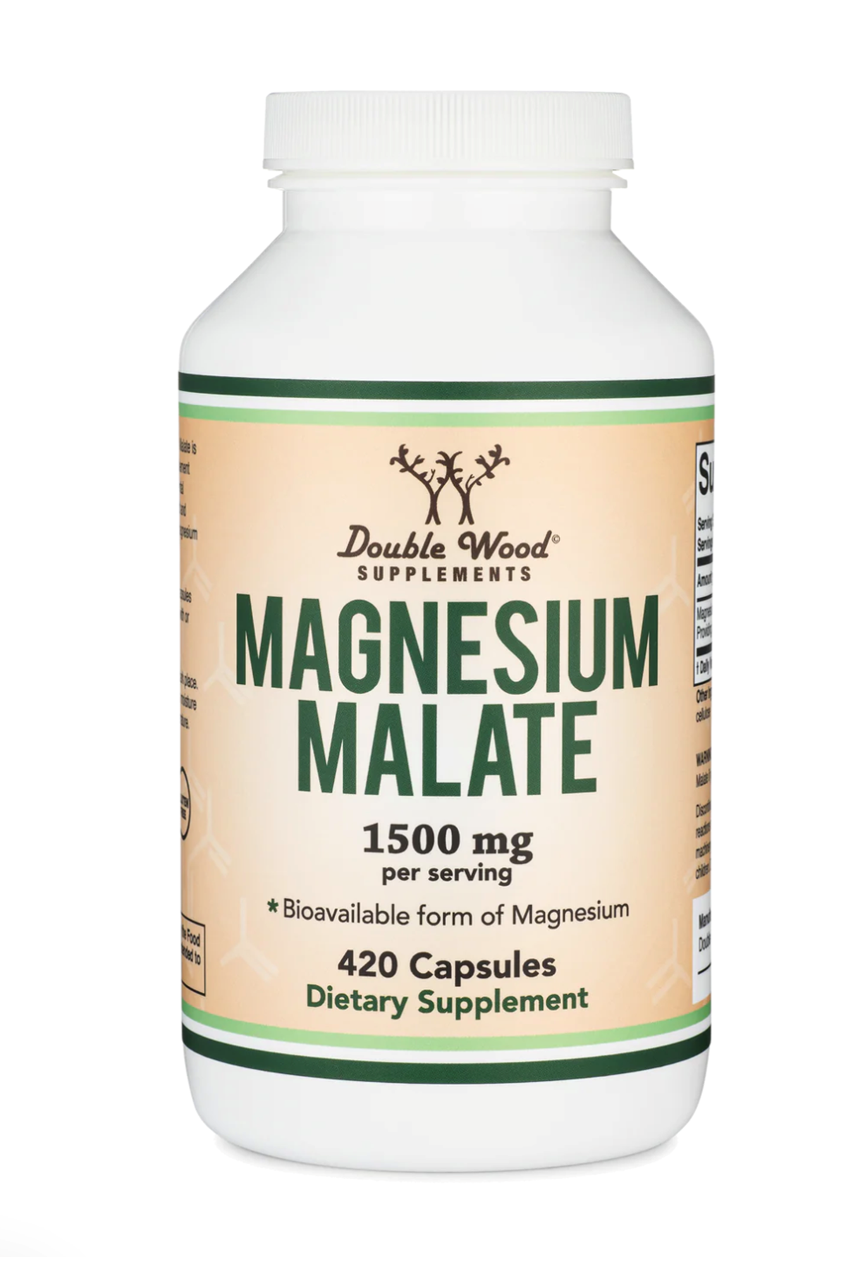 Double Wood Magnesium Malate (ÖSG ÖZEL SPORCU GIDALARI) 1500mg 420 Capsul.43.