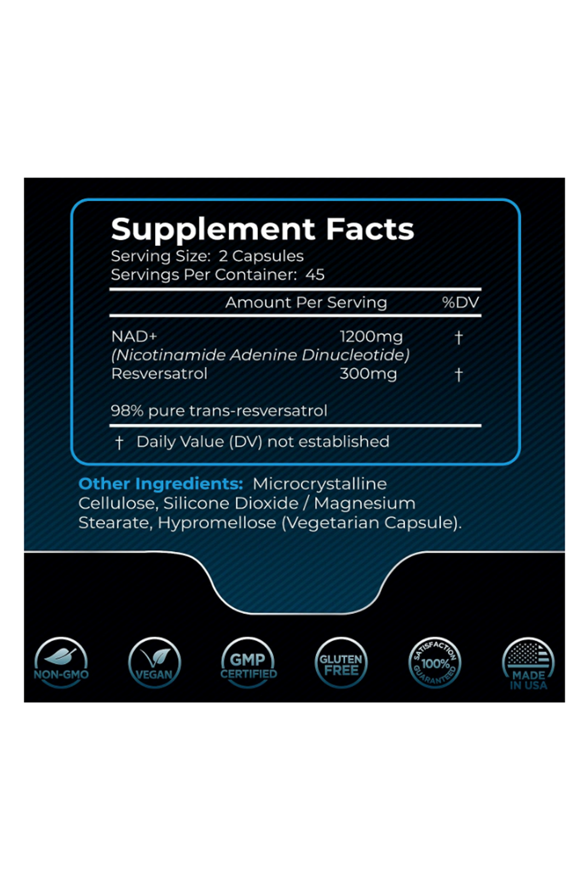 WELLNESS LABS Liposomal NAD 1500mg + Resveratrol 90 Capsul.ozelsporcugıdaların'dan!! Abd Menşei.55.