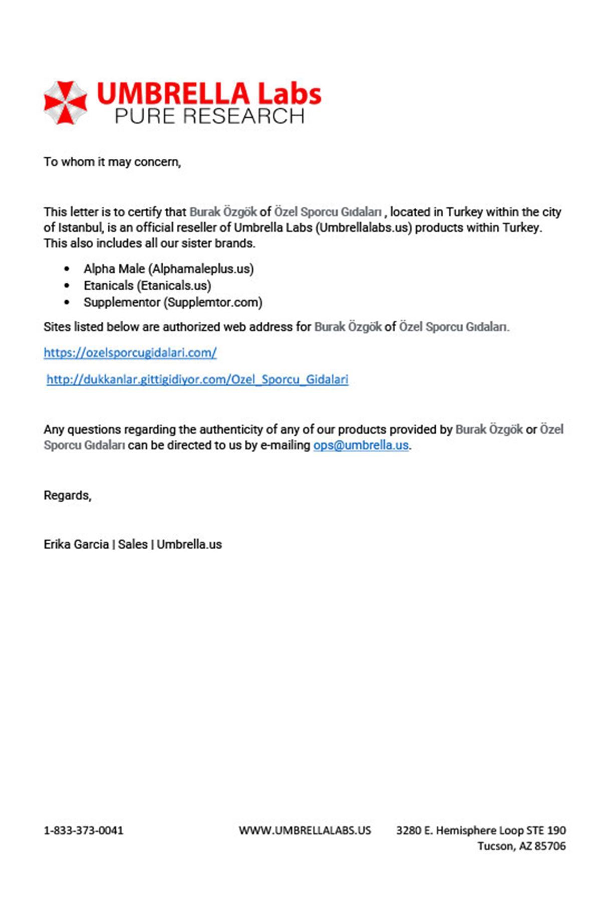 Umbrella Labs S-23  20mg-30ml.(SKT:04.2025) (ORIJINALLİK HOLOGRAMI ve KAREKOD VARDIR). Usa Version.58.