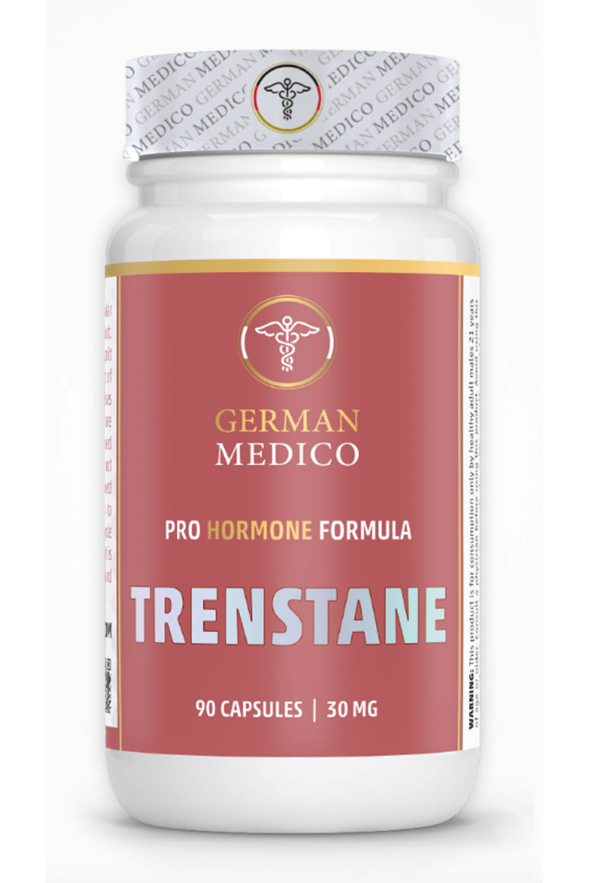 German Medıco TRENSTANE 30mg 90 Capsul. (Verıfy + Kare Kod Mevcut) Orj Ürün.51.