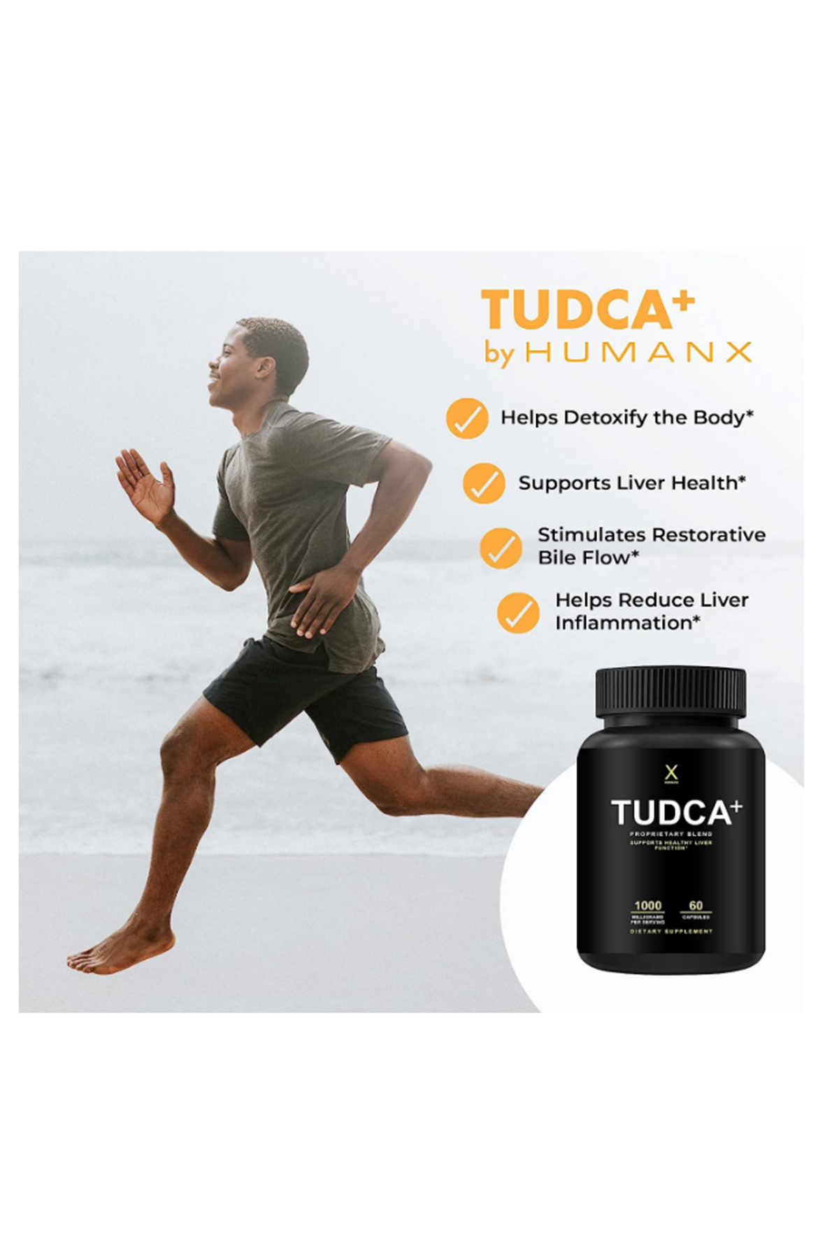 HUMANX (Ösg Özel Sporcu Gıdaları) TUDCA+ 1000mg 60 Capsul.Orj Usa.53.