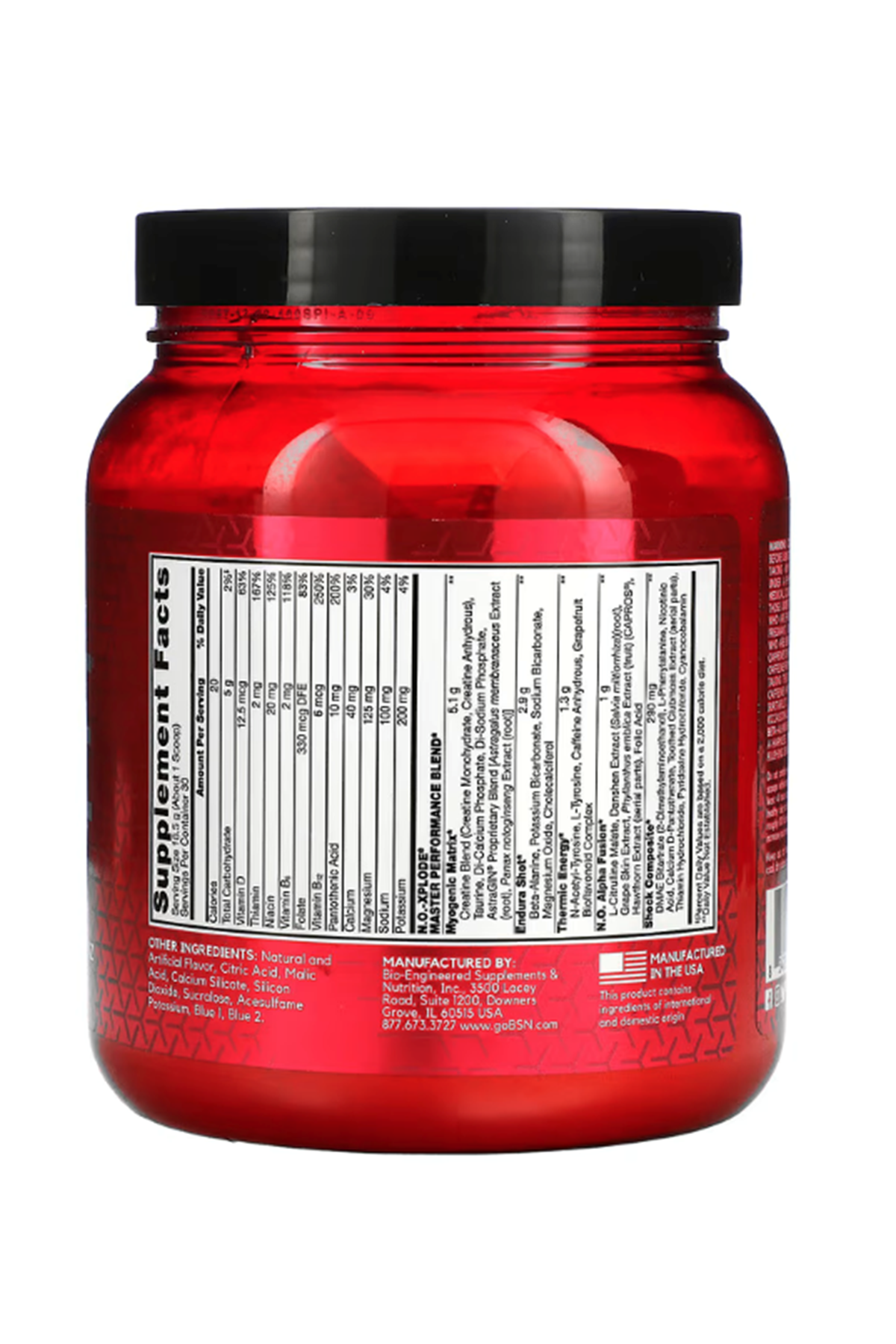 BSN, N.O.-Xplode, Legendary Pre-Workout, Blue Raz, 1.22 lbs (555 g). EU Değil.USA İçerektir.52.