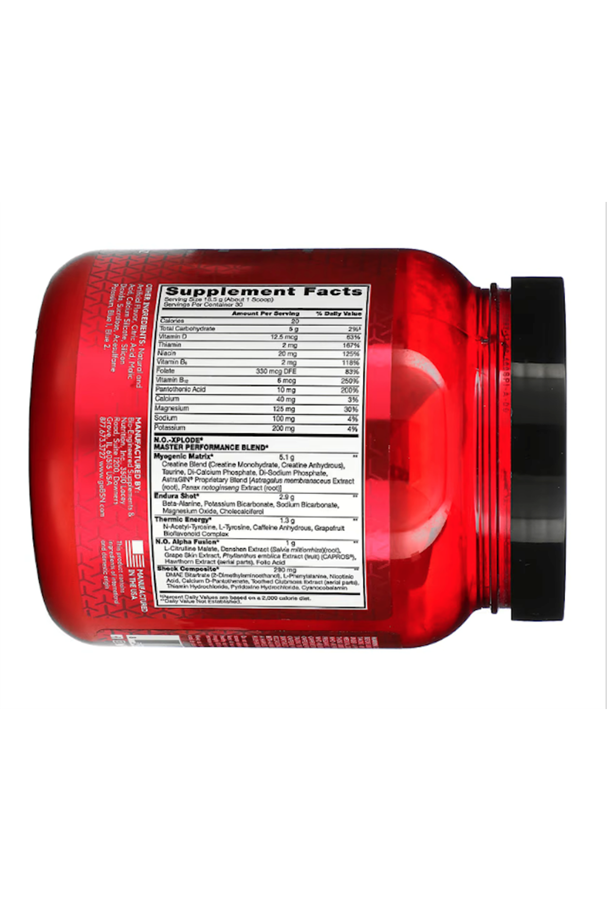 BSN, N.O.-Xplode, Legendary Pre-Workout, Blue Raz, 1.22 lbs (555 g). EU Değil.USA İçerektir.52.
