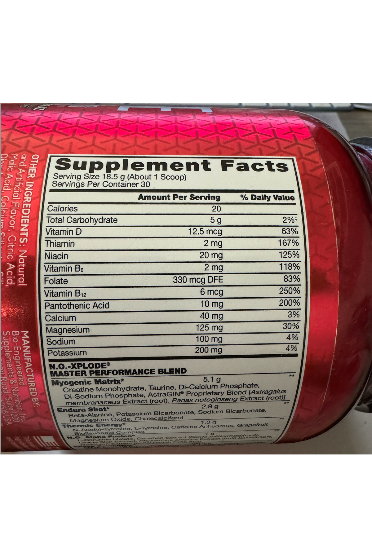 BSN, N.O.-Xplode, Legendary Pre-Workout, Blue Raz, 1.22 lbs (555 g). EU Değil.USA İçerektir.52.