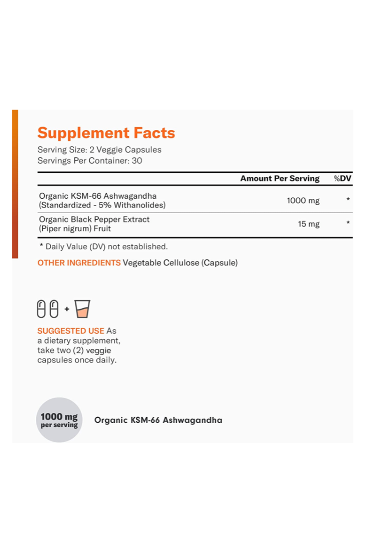 Physician'sChoice KSM-66 Ashwaganda 1000mg 60 Capsul Black Pepper.USA MENŞEİ.57.