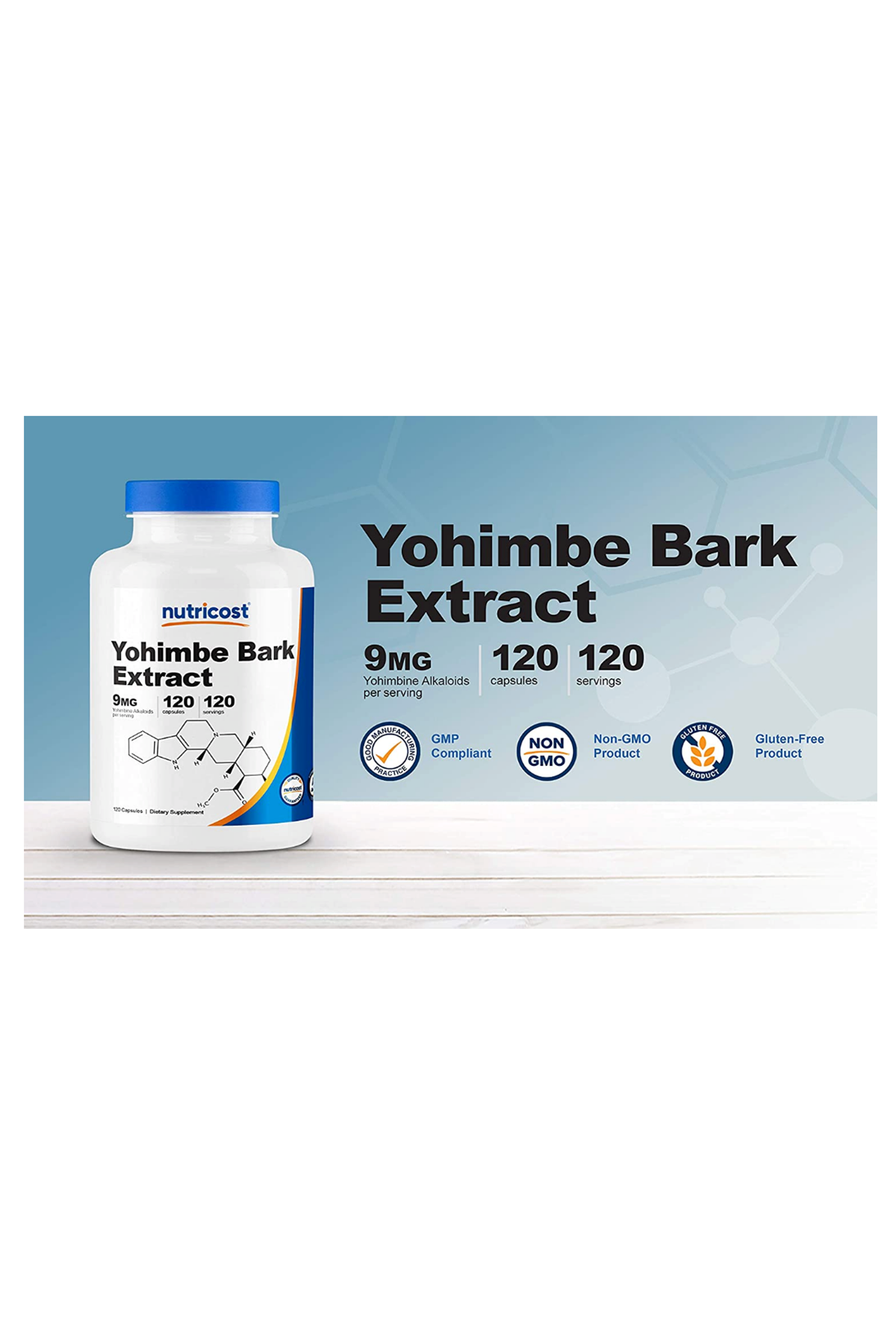 Nutricost  Yohımbe  450mg  -9mg  120 Capsul Abd Menşei.36.