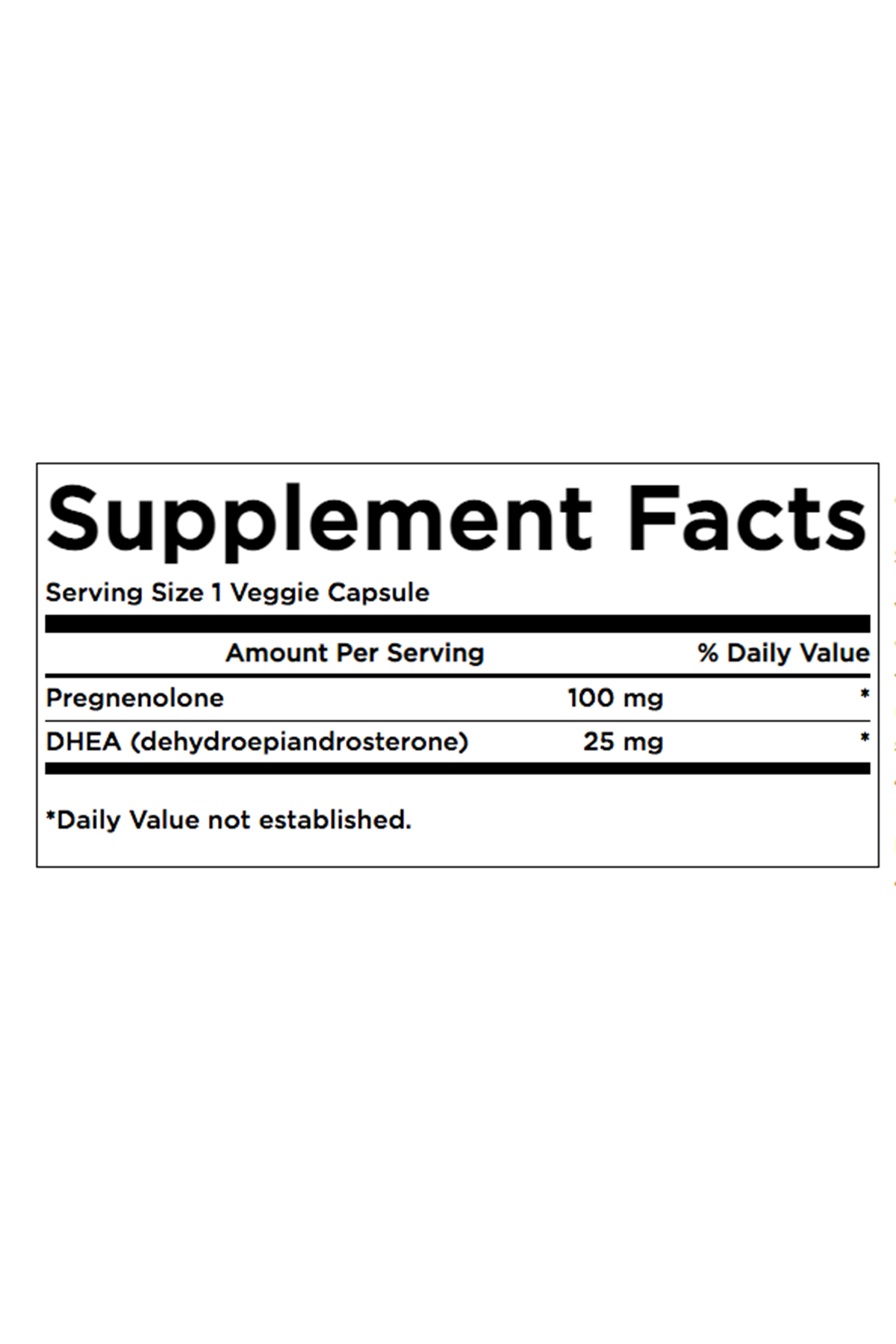 Swanson (Ösg Özel Sporcu Gıdaları) Ultra-DHEA Pregnenolone 125mg 60 Capsul.41.