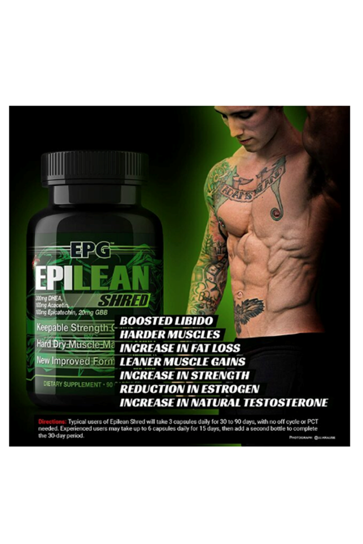 EPG Epilean Shred 90 Capsul USA MENŞEİ.57.