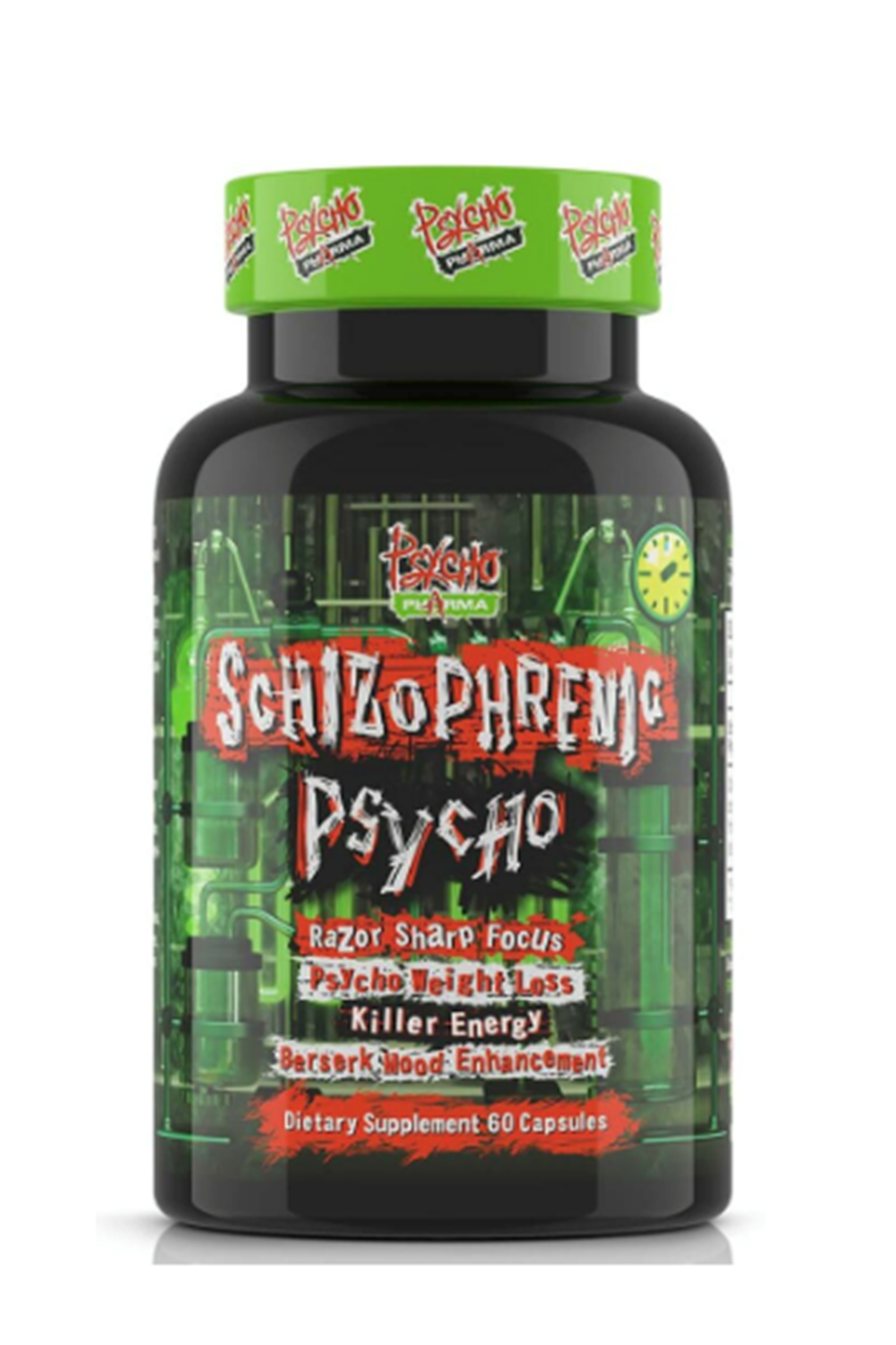 Psycho Pharma Schizophrenic Psycho 60 Capsul (EXP:05.18.2025).Usa Version 44.