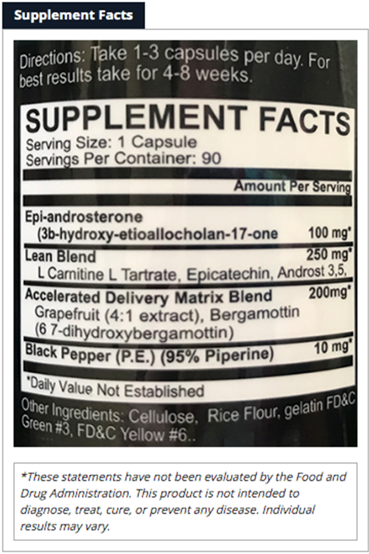 EPG Epilean Shred 90 Capsul USA MENŞEİ.57.