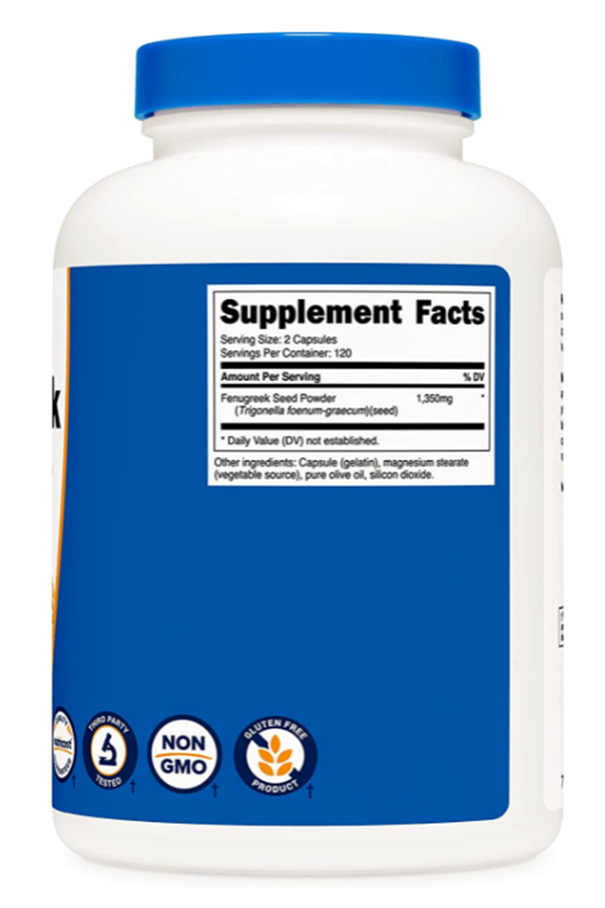 Nutricost Fenugreek Seed 1350mg, 240 Capsul.37.