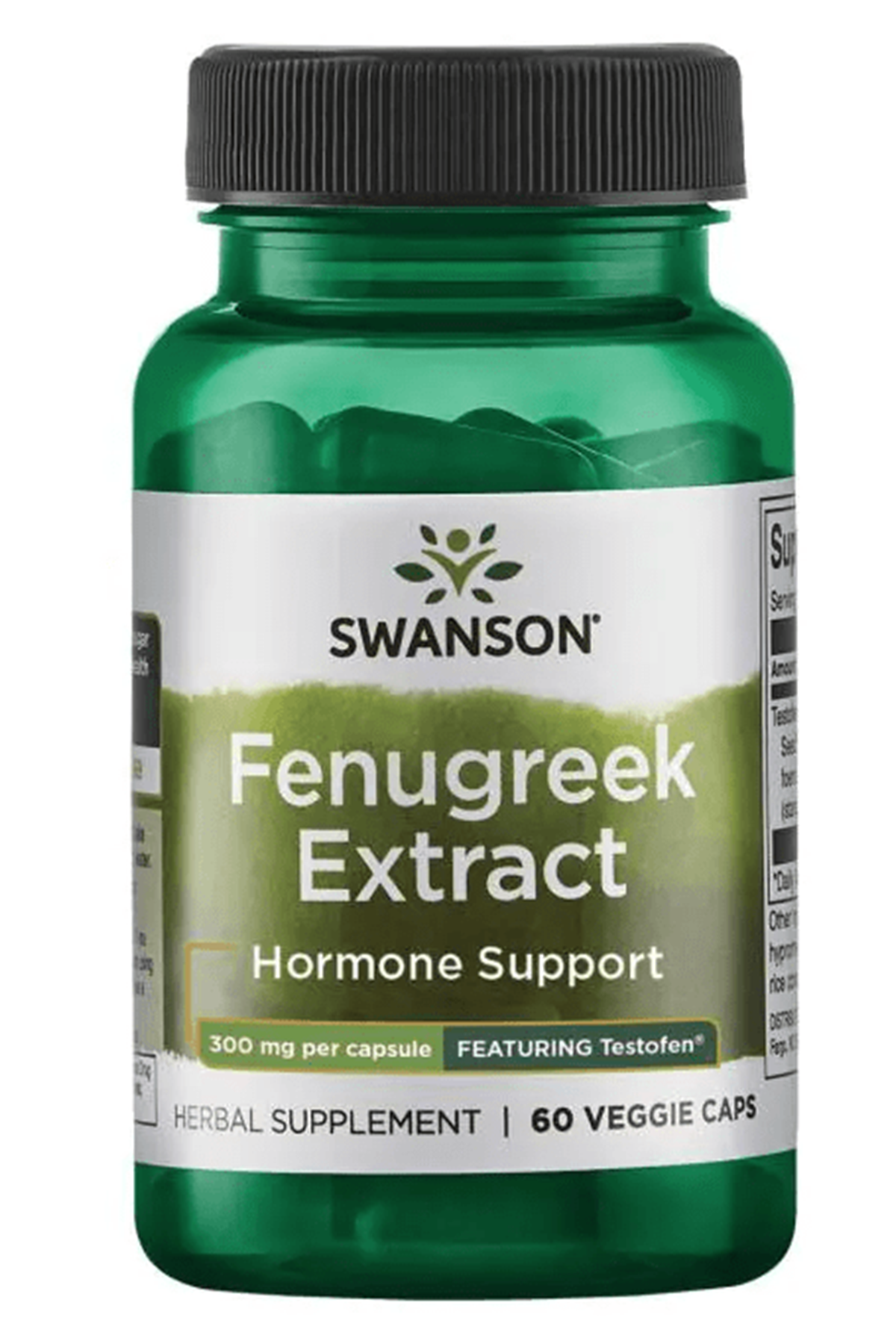 Swanson Fenugreek Extract - Featuring Testofen 60 Capsul.Abd Menşei.60.