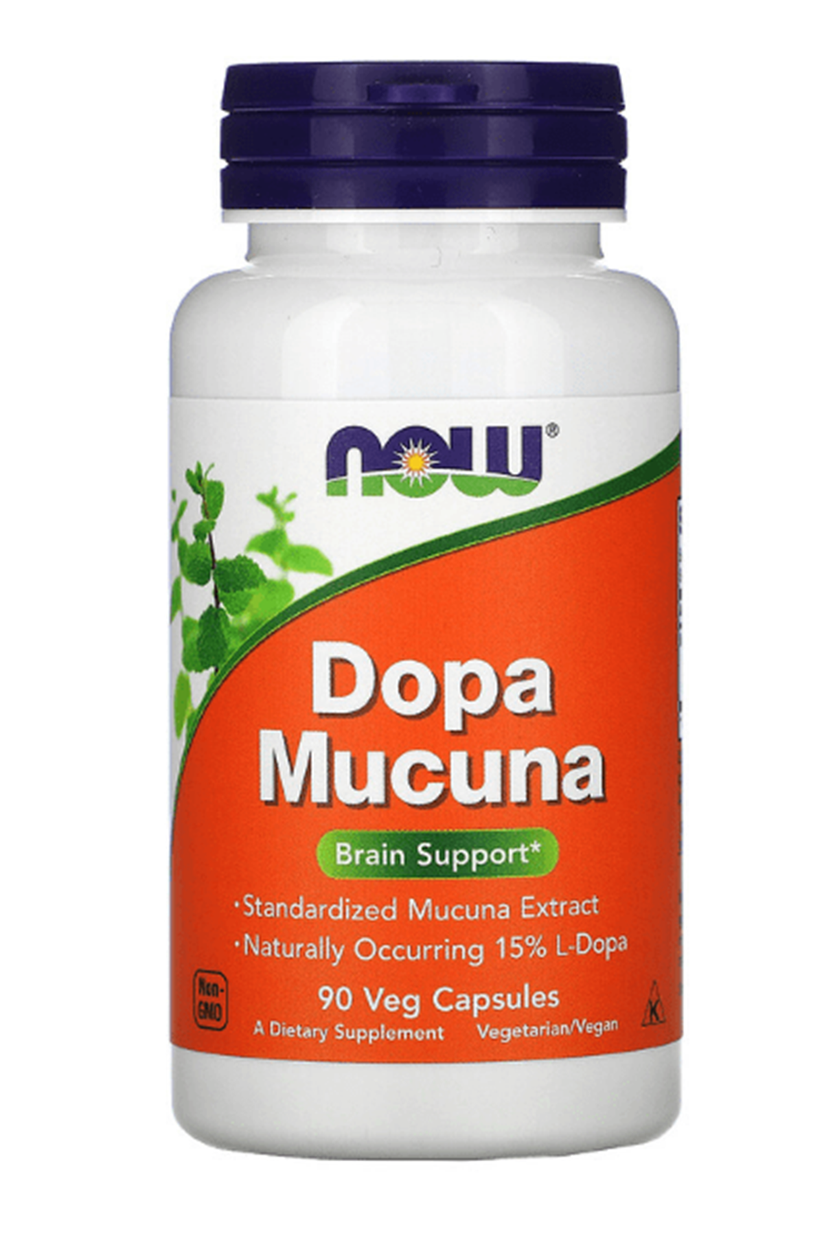 Now Foods, Dopa Mucuna, 90 Veg Capsul. Abd Menşei.32.