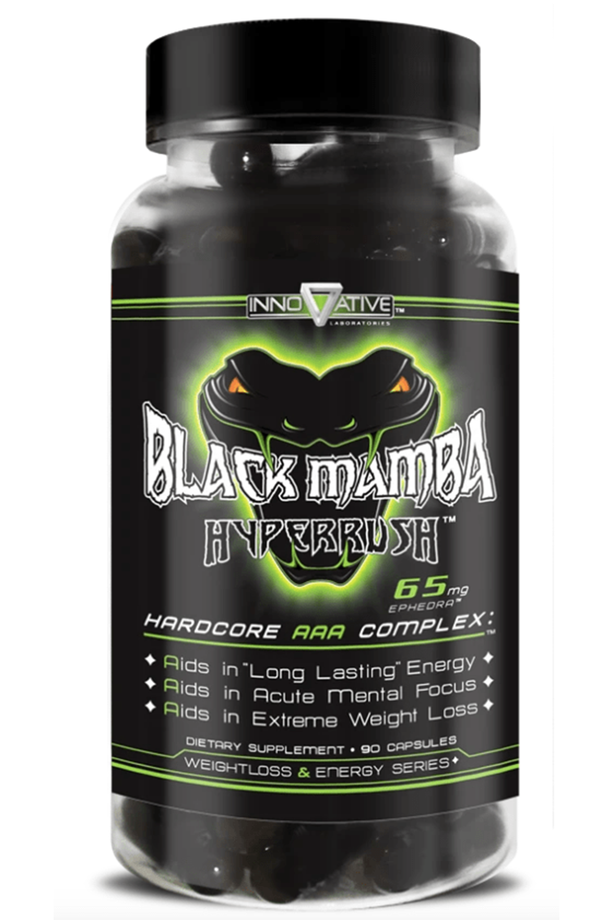 Innovite Labs  Black Mamba Hyperrush 90 Capsul.Orj Usa.45.