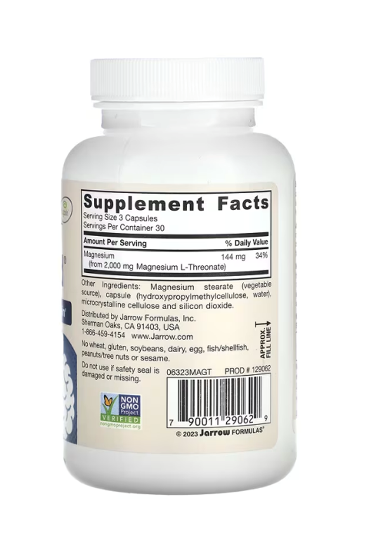 Jarrow Formulas, MagMind Magtein  90 Veggie Capsul..Biliş, Hafıza ve Brain.62.