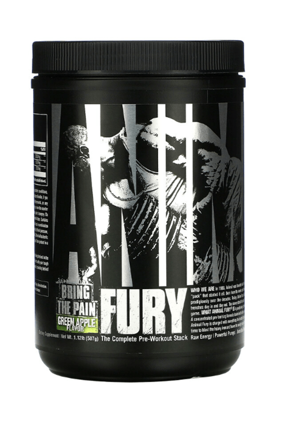 Animal Fury BCAA+Citrulin Malate+Beta Alanin Powerful Pre-Workout Formul 30 SERVİS.Usa Version.65.