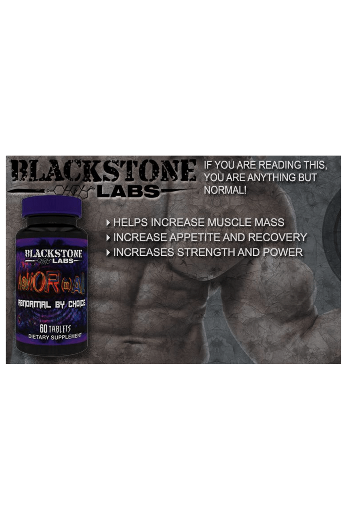 Blackstone Labs Abnormal  60 Capsul. Usa Version.51.