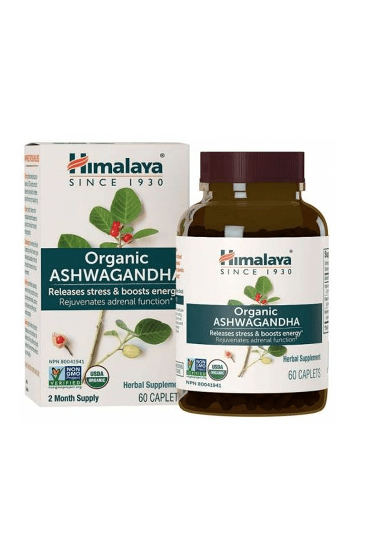 Himalaya Organıc  Aşvaganda 670mg  60 Tablet.Abd Menşei.48.