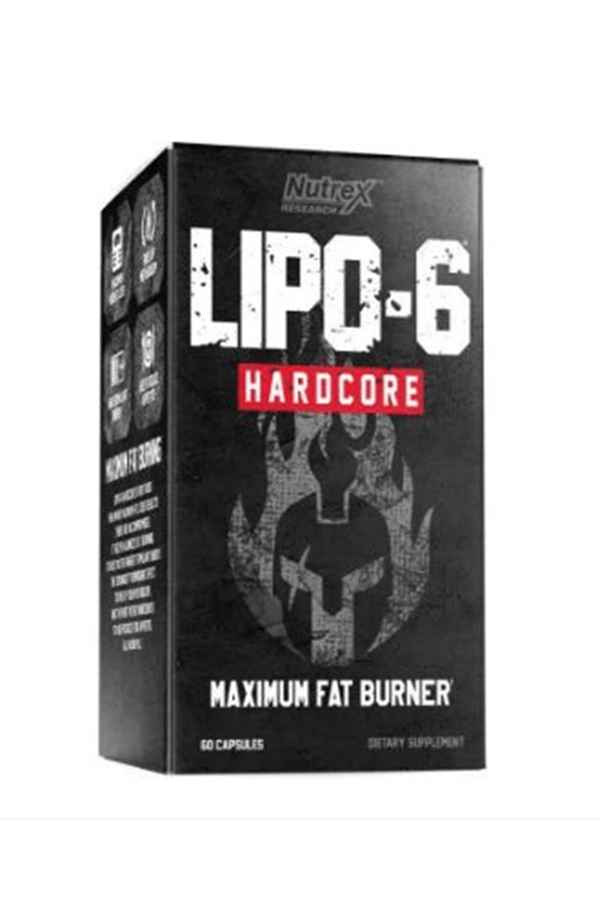Nutrex Lipo-6 Hardcore MAXIMUM FAT BURNER 60 Capsul.ABD Version.38.