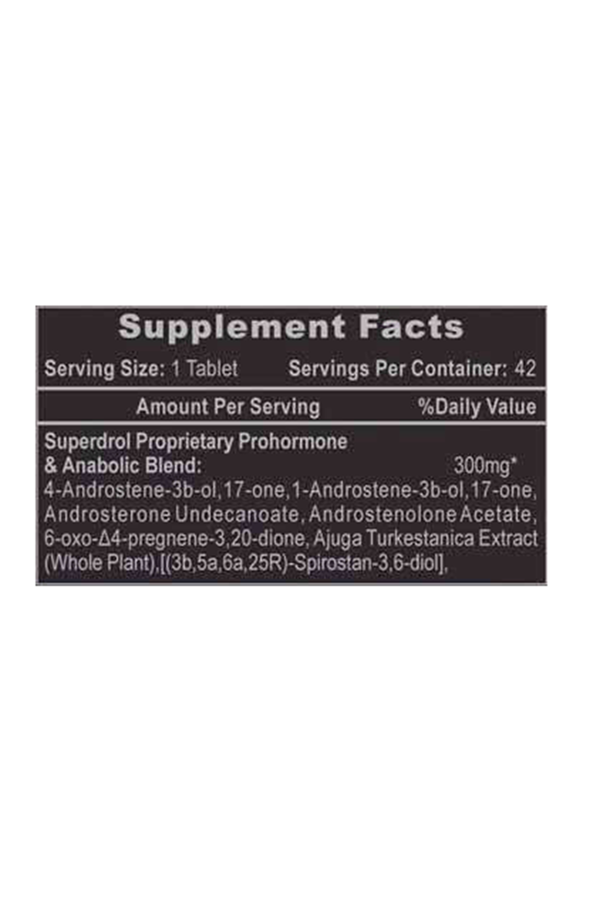 Hi-Tech  Pharmaceuticals Superdrol 42 Tablet.TR TEK Yetkili Satıcısı.54.
