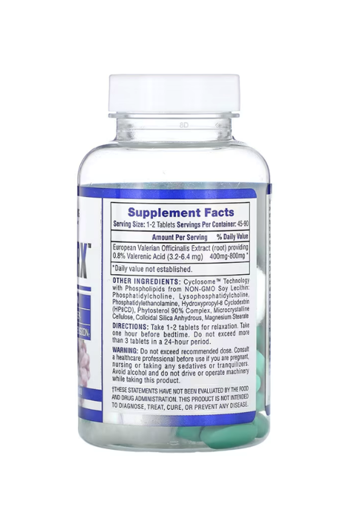 Hi-Tech Pharmaceuticals (Ösg Özel Sporcu Gıdaları) Valerian-RX, 400 mg, 90 Tablets.Usa 42.
