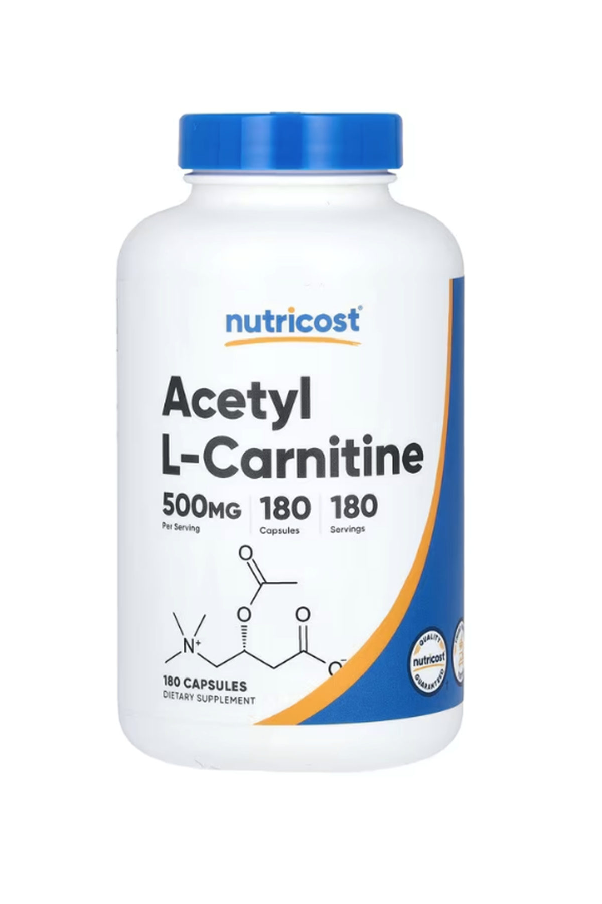 Nutricost Acetyl L-Carnitine (ALCAR) 500mg 180 Capsules 42.