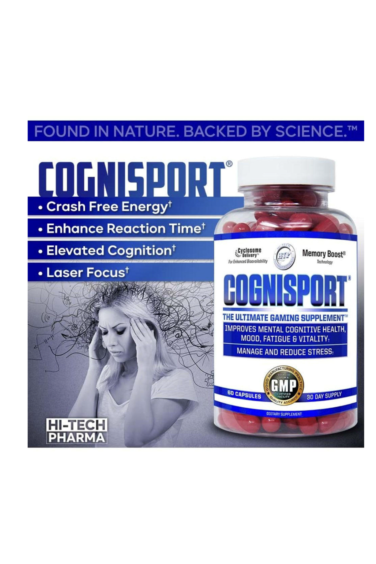 Hi-Tech Pharmaceuticals Cognisport 60 Tablets.45.
