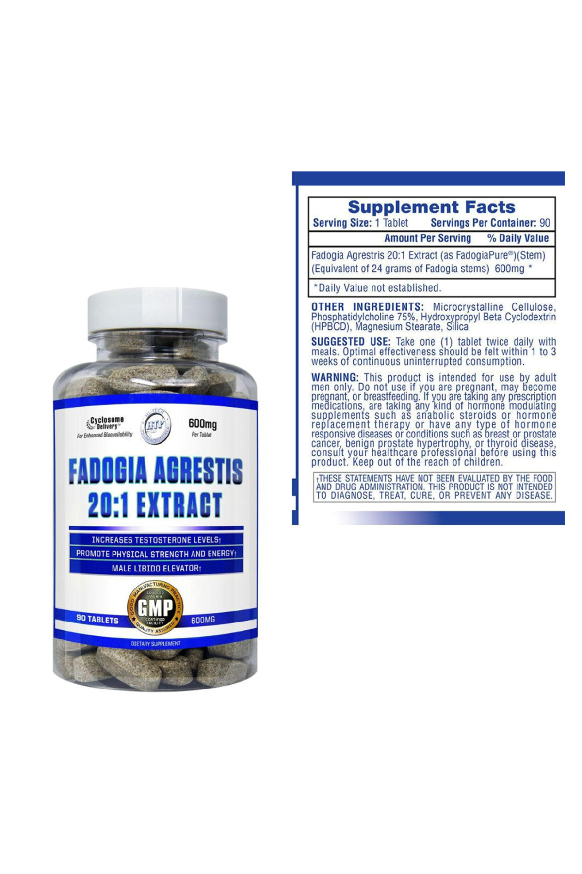 Hi-Tech Fadogia Agrestis  90 Tablets. Usa Menşei.41.