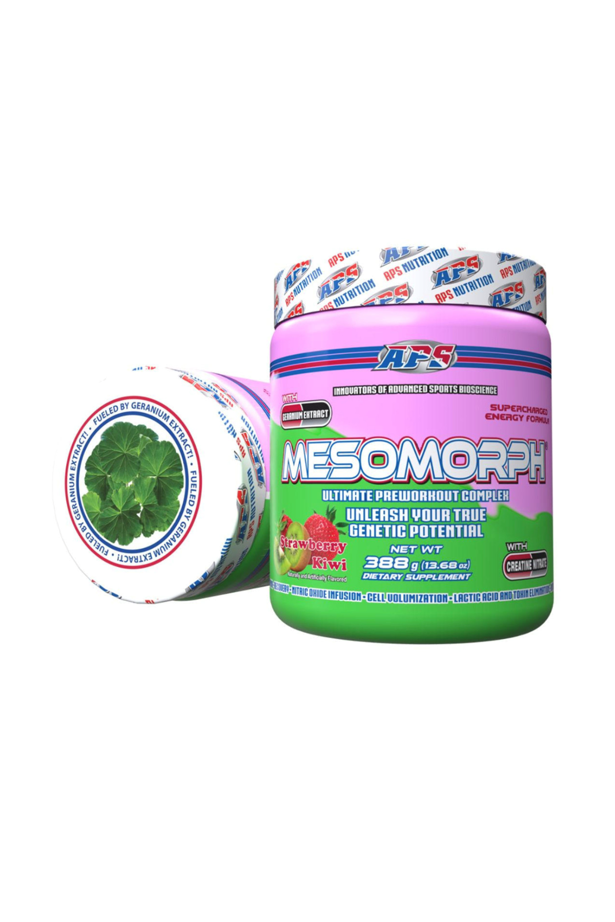 APS Mesomorph® Competition 1.3D+DMHA Series PreWorkout 388gr 25 Sevis. USA 48.