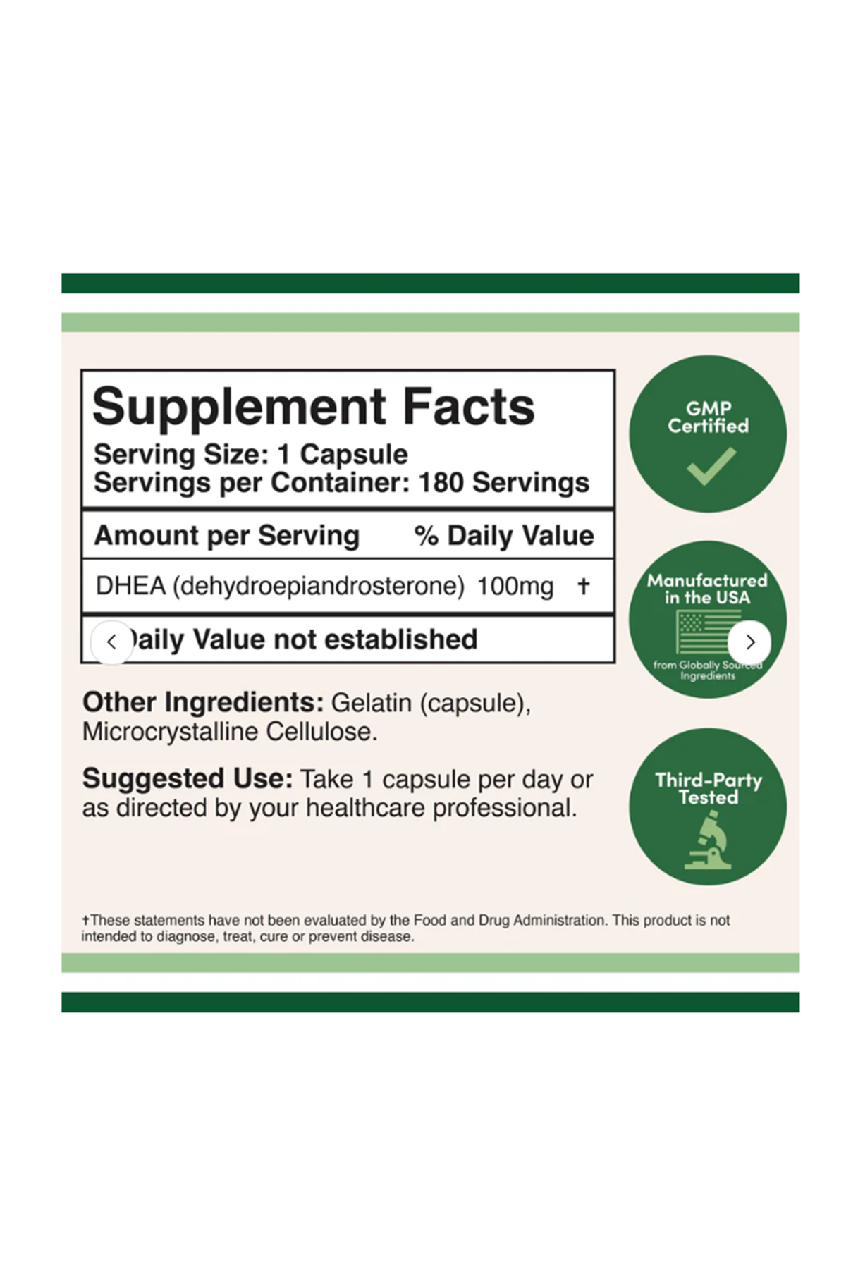 Double Wood Dehydroepiandrosterone 100mg 180 Capsul. (Ösg Özel Sporcu Gıdaları)