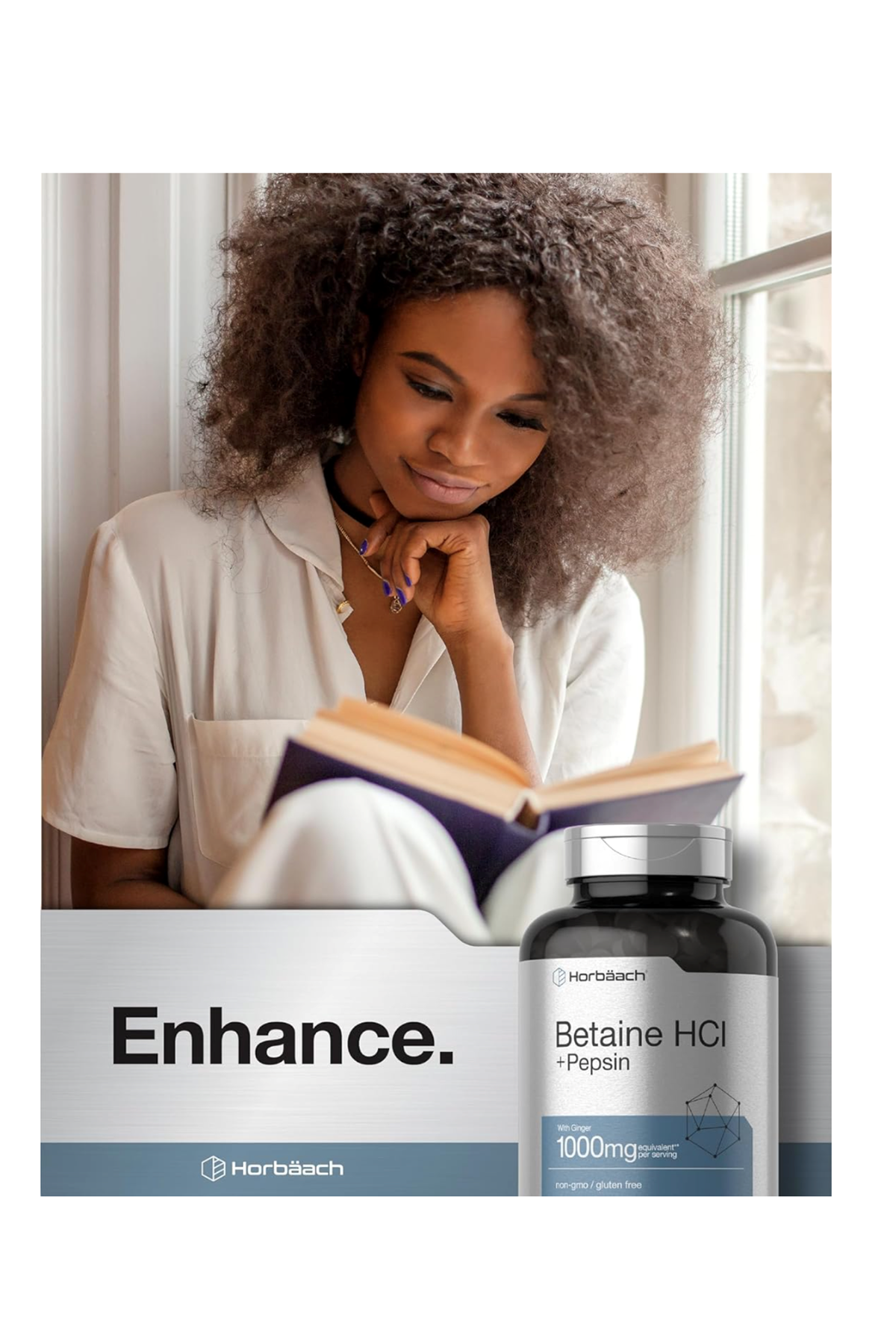 Horbach Betaine HCl with Pepsin 1000mg  250 Tablet.Usa Menşei.42.