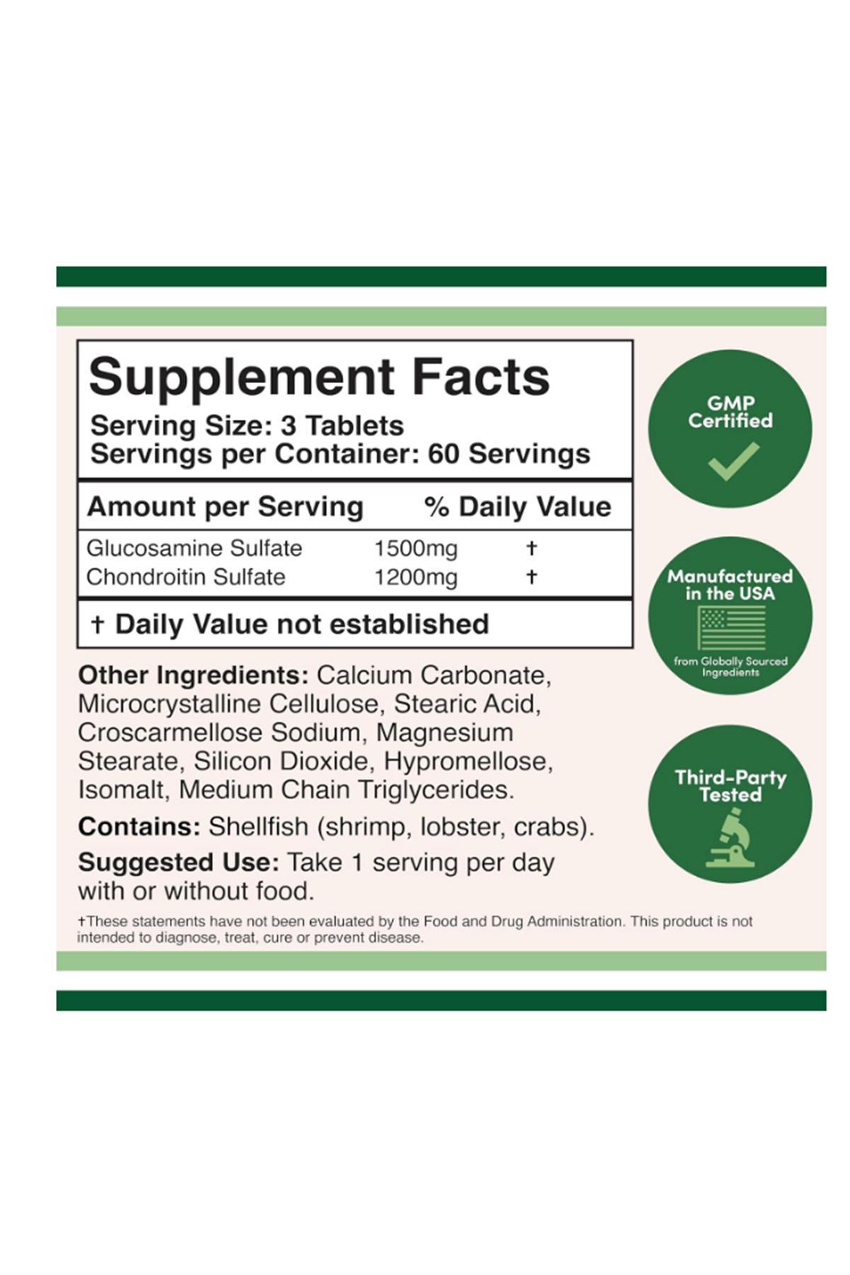 Double Wood Glucosamine Chondroitin Triple Strength  2700mg  180 Tablet (ÖSG ÖZEL SPORCU GIDALARI).Usa Menşei.40.