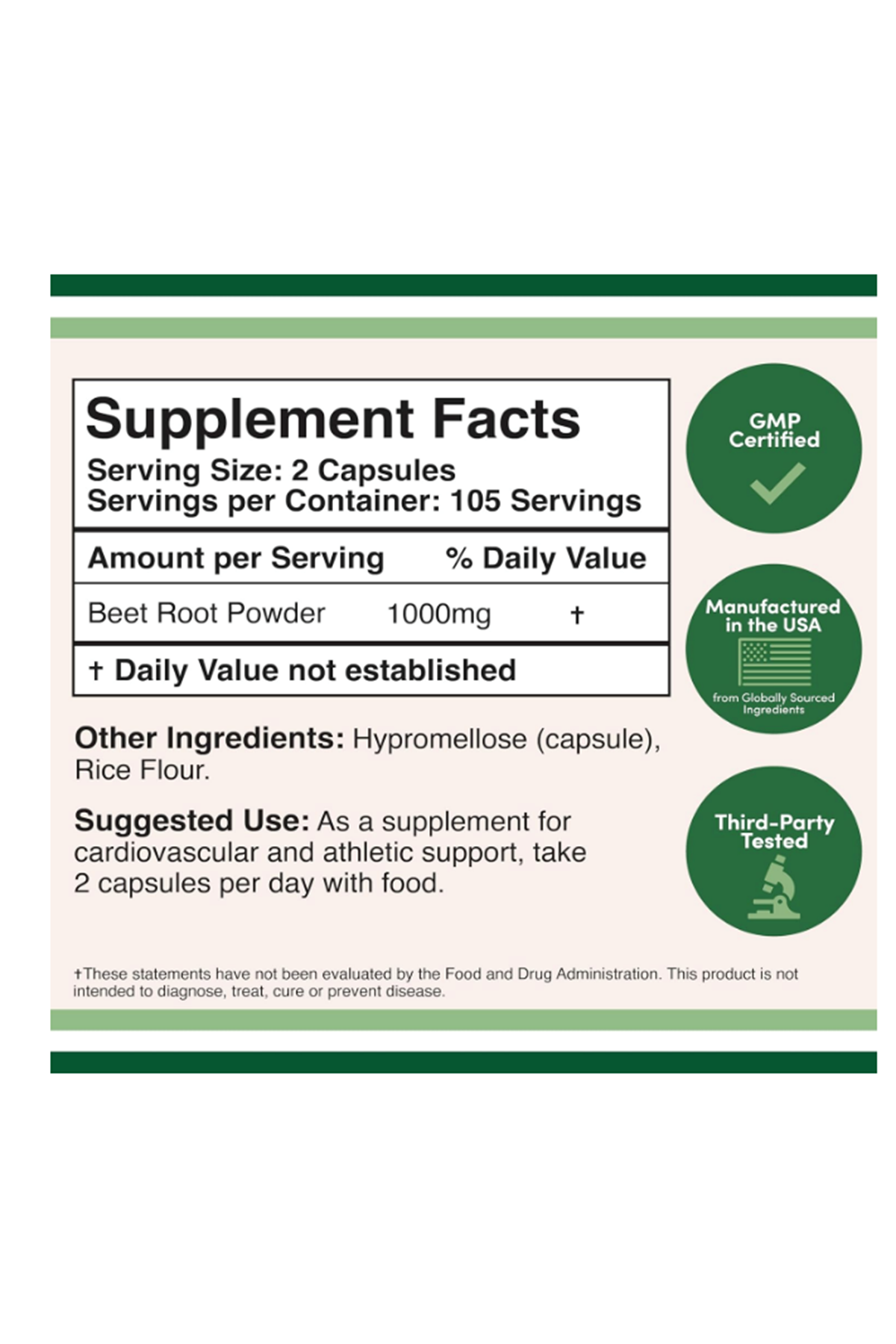 Double Wood Beet Root 1000mg 210 Capsul.Usa Menşei.38.