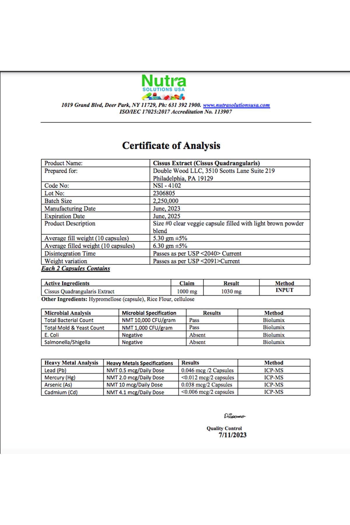 Double Wood Cissus  1000mg 150 Capsul Usa Menşei.38.