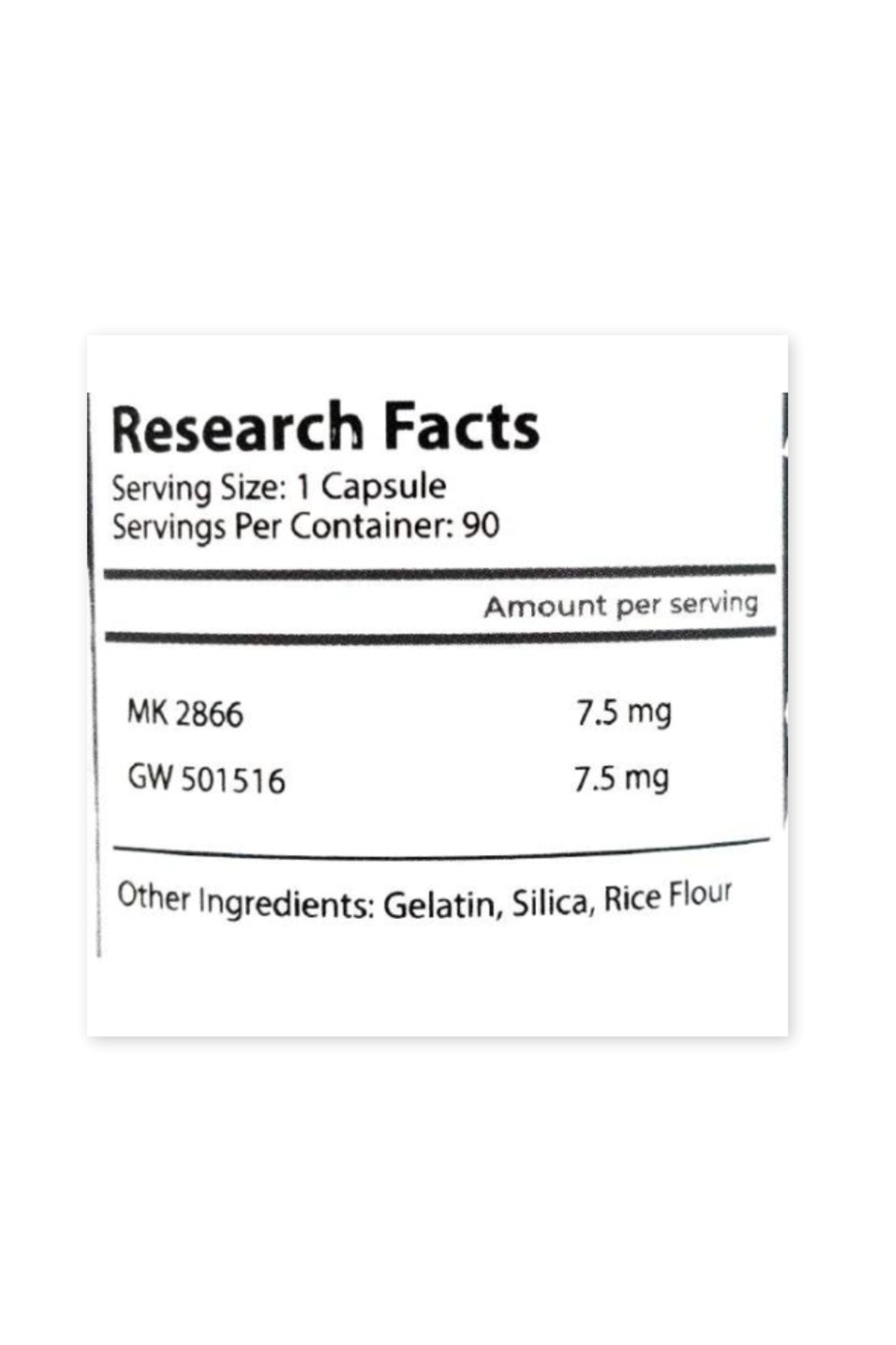 Freedom Research OSTA SHRED MİX - MK 2866 + GW 501516  Cutting Combo 15mg  90 Capsul.Usa.48.