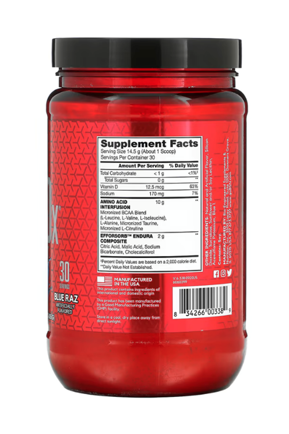 BSN  AminoX  Endurance  Recovery   435gr.Avrupa Değil..Usa Menşeidir.45.