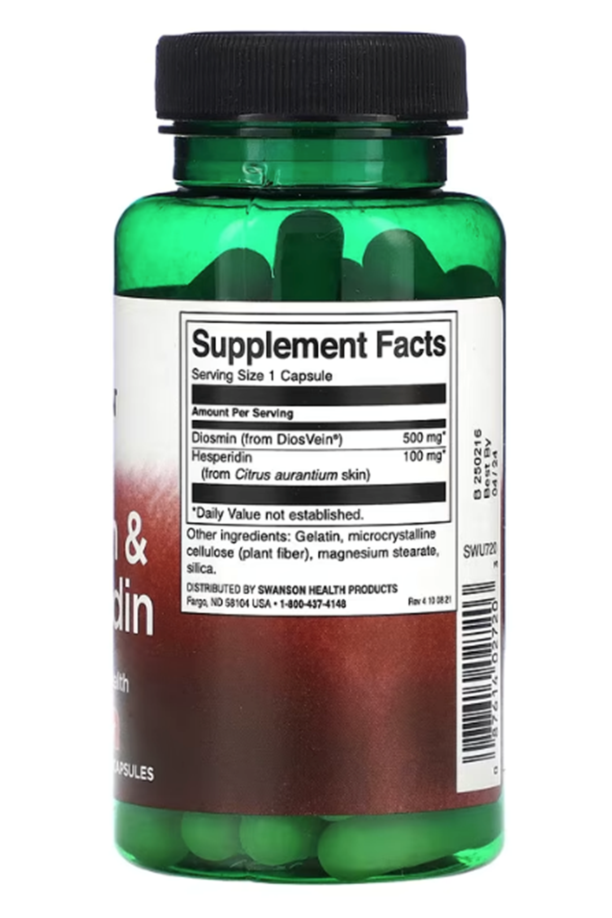 Swanson  Diosmin  Hesperidin  60 Capsules.Orj Usa Menşei.41.