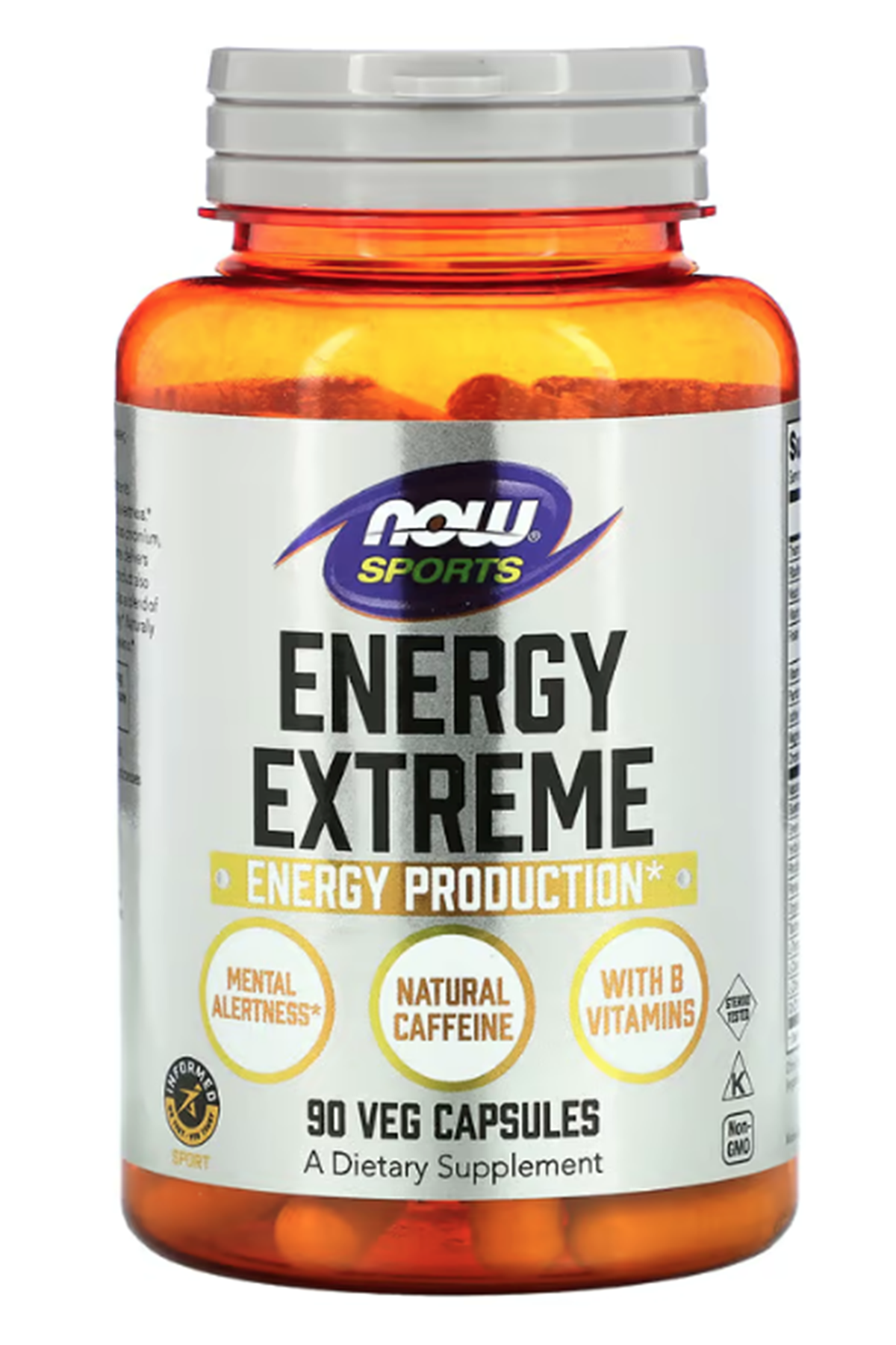 NOW Foods, Sports, Energy Extreme, 90 Veg Capsul USA Menşei. 37.