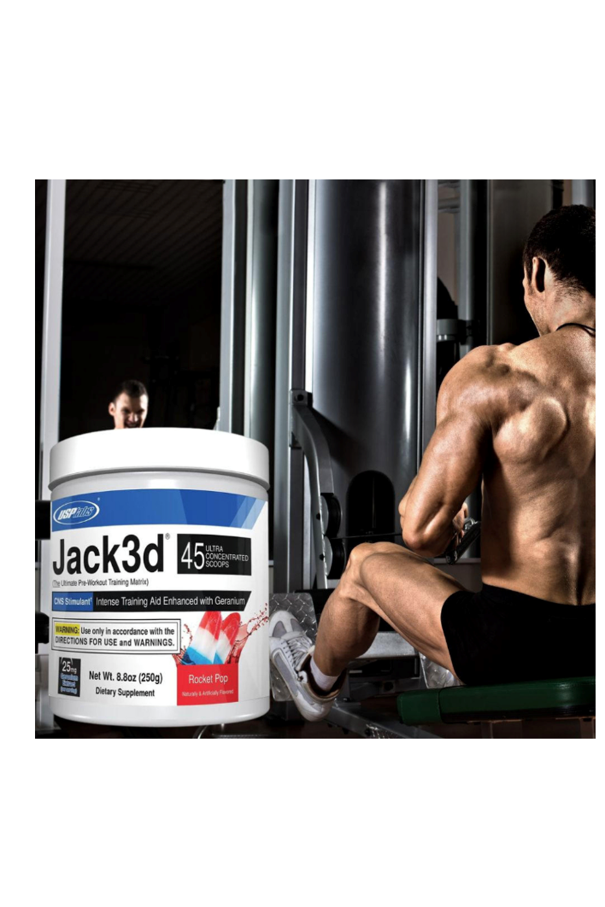 UspLaps (Ösg Özel Sporcu Gıdaları) JACK 3D DMHA + DMA PRE WORKOUT 250gr 45 Sevis. USA Versiondur.Avrupa Version Değildir.44.