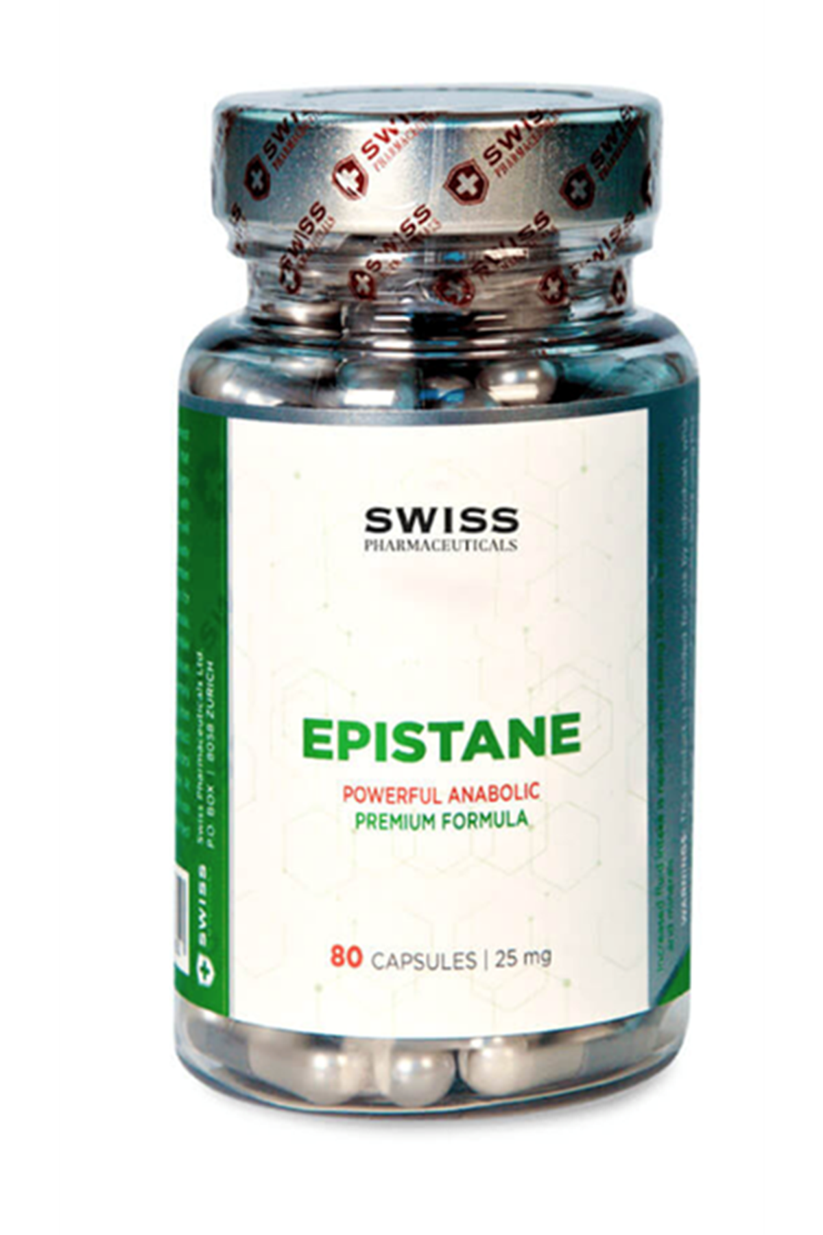 Swiss Supplement EPISTANE 25mg 80 Capsul.52.