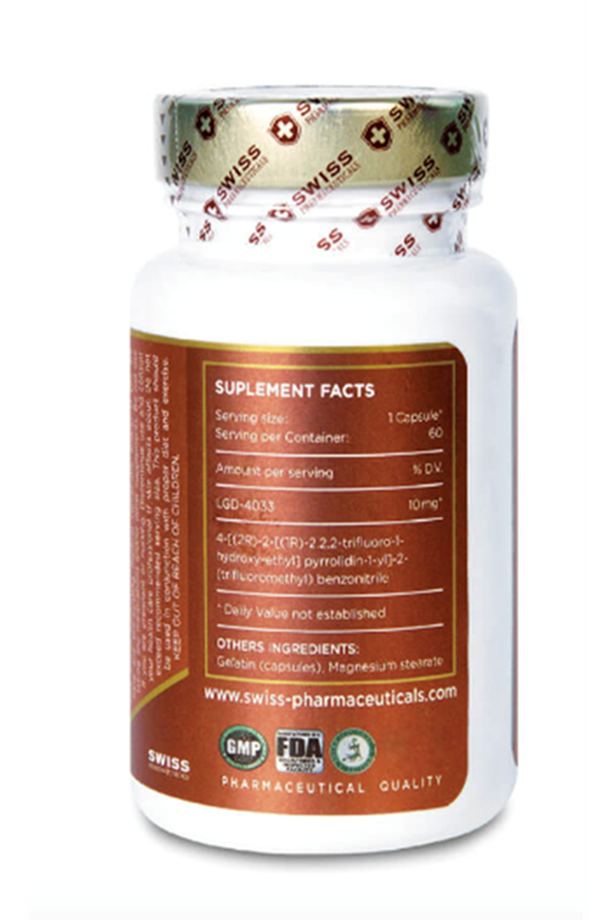 Swiss Pharmaceuticals  Ligandrol 10mg 60 Capsul.(Ösg Özel Sporcu Gıdaları)