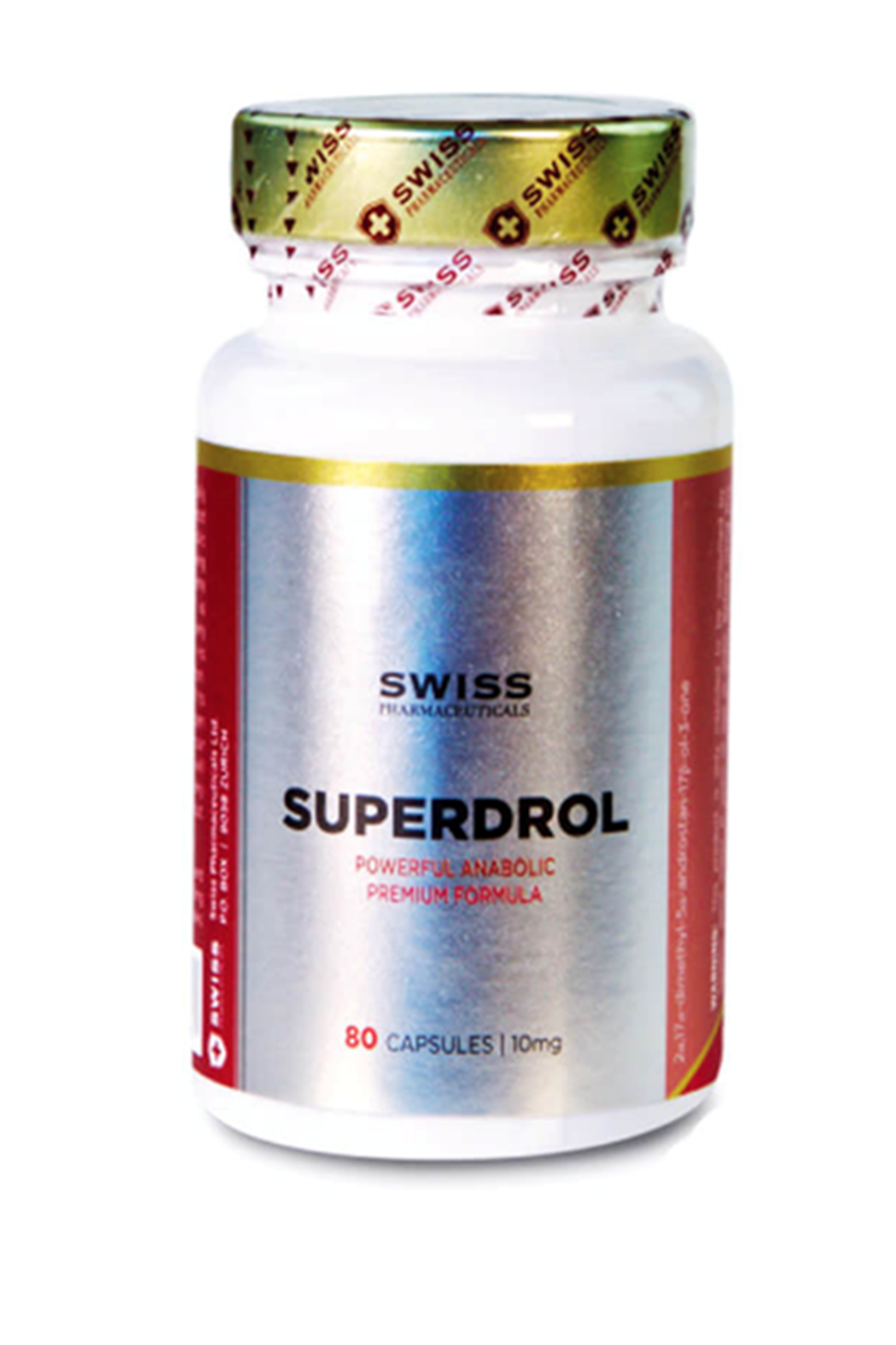 Swiss Supplement SUPERDROL 10mg 80 Capsul.49.