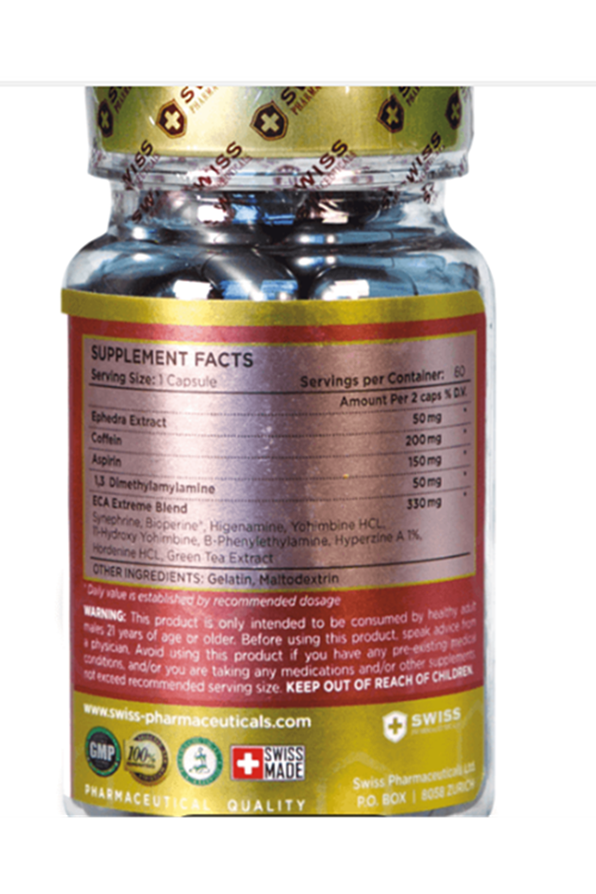 Swiss Supplement ECA EXTREME .60 Capsul.46.