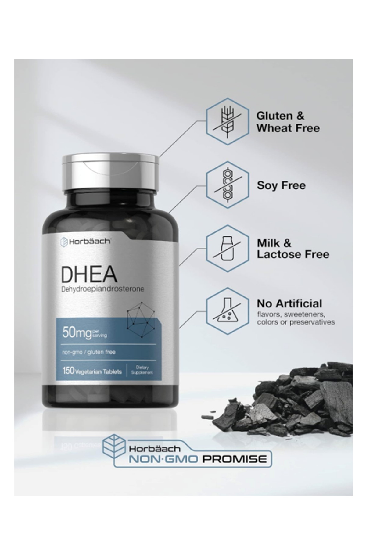 Horbäach  DHEA 50mg 150 Tablet Usa Menşei.33.