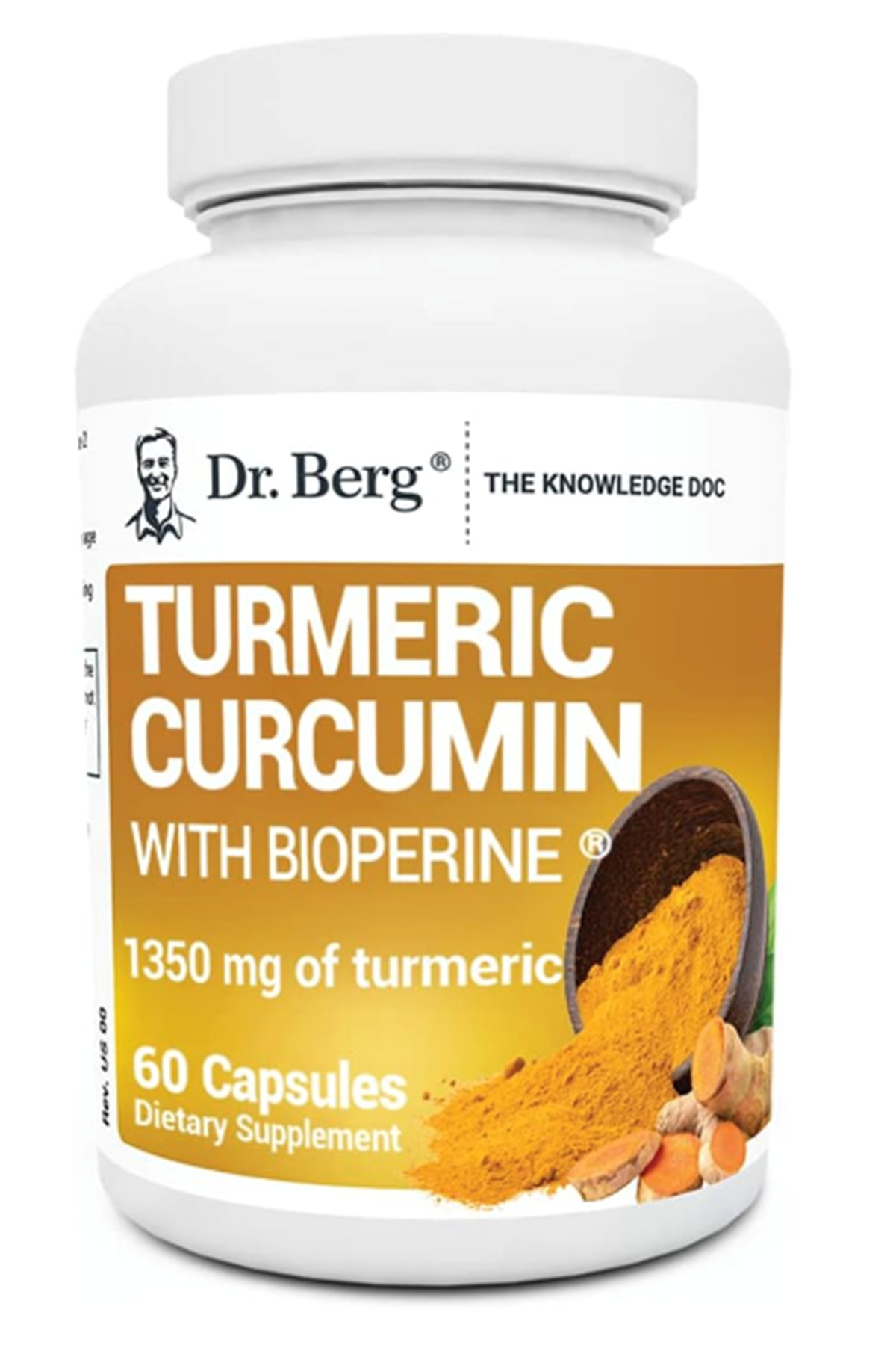 Dr.Berg  Turmeric Curcumin (BioPerine) 1350mg  60 Capsul.Usa Menşei.44.